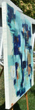 Original art for sale at UGallery.com | Soar with the Moon by Cynthia Ligeros | $3,100 | mixed media artwork | 36' h x 36' w | thumbnail 2