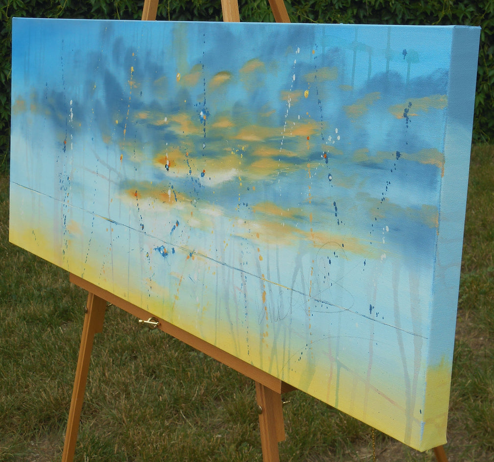 Return to Your Dreams by Cynthia Ligeros |  Side View of Artwork 