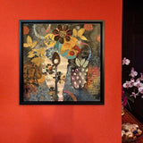 Original art for sale at UGallery.com | Change of Season Sweetness by Darlene McElroy | $625 | mixed media artwork | 12' h x 12' w | thumbnail 3