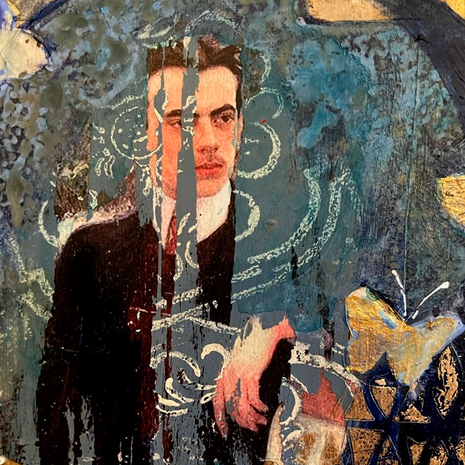 Dream Circles by Darlene McElroy |  Closeup View of Artwork 