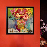 Original art for sale at UGallery.com | First Blush of Spring by Darlene McElroy | $625 | mixed media artwork | 12' h x 12' w | thumbnail 3