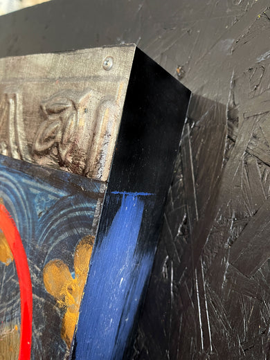 Flowers from a Secret Admirer by Darlene McElroy |  Side View of Artwork 