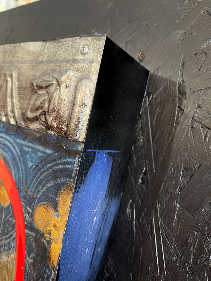 Flowers from a Secret Admirer by Darlene McElroy |  Side View of Artwork 