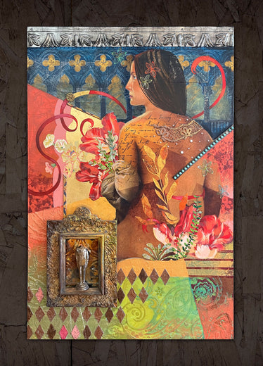 Flowers from a Secret Admirer by Darlene McElroy |  Context View of Artwork 