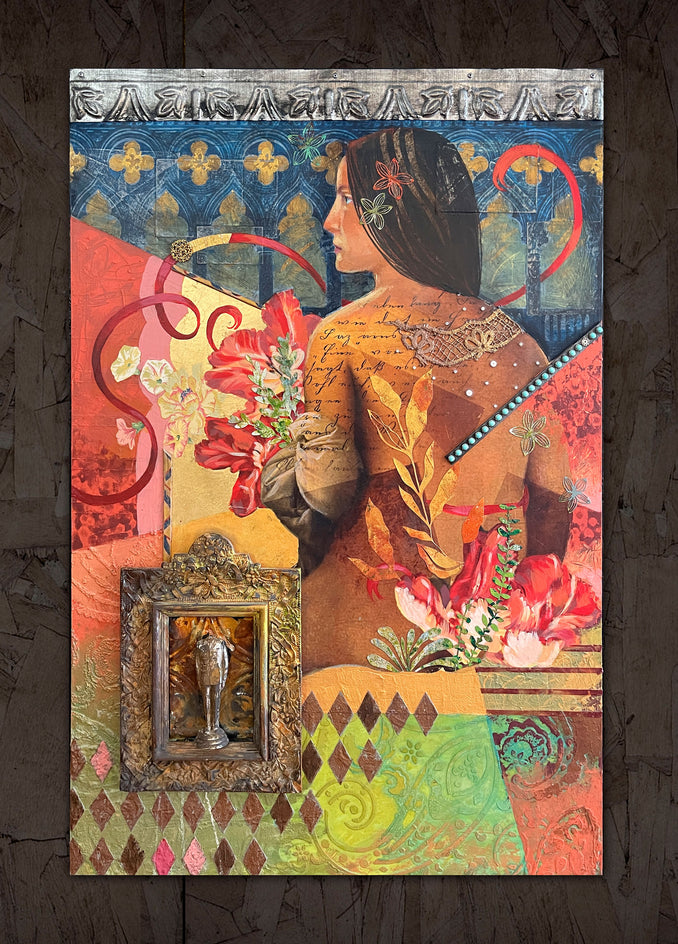 Flowers from a Secret Admirer by Darlene McElroy |  Context View of Artwork 