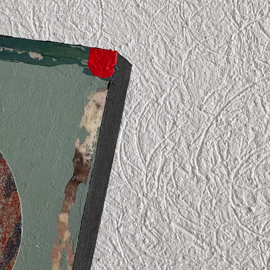 Following My Guide by Darlene McElroy |  Side View of Artwork 