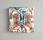 Original art for sale at UGallery.com | Gifting of Friendship by Darlene McElroy | $625 | mixed media artwork | 12' h x 12' w | thumbnail 3
