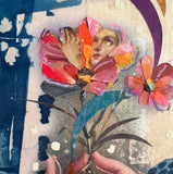 Original art for sale at UGallery.com | Gifting of Friendship by Darlene McElroy | $625 | mixed media artwork | 12' h x 12' w | thumbnail 4