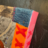 Original art for sale at UGallery.com | His Words Came Back to Get Him by Darlene McElroy | $2,650 | mixed media artwork | 24' h x 24' w | thumbnail 2