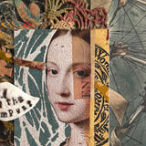 Original art for sale at UGallery.com | I Am the Tempest by Darlene McElroy | $475 | mixed media artwork | 10' h x 10' w | thumbnail 4