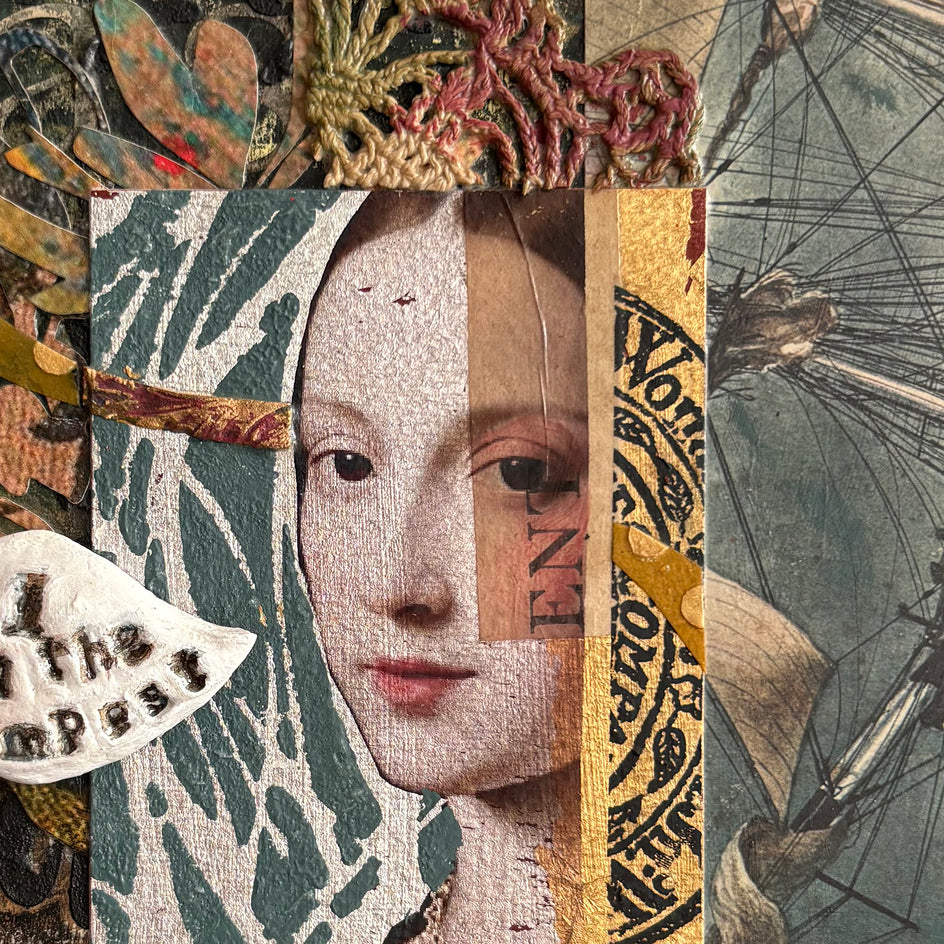 I Am the Tempest by Darlene McElroy |  Closeup View of Artwork 