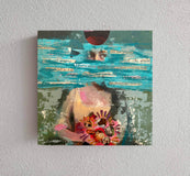 Original art for sale at UGallery.com | Lost in Thought by Darlene McElroy | $425 | mixed media artwork | 8' h x 8' w | thumbnail 3