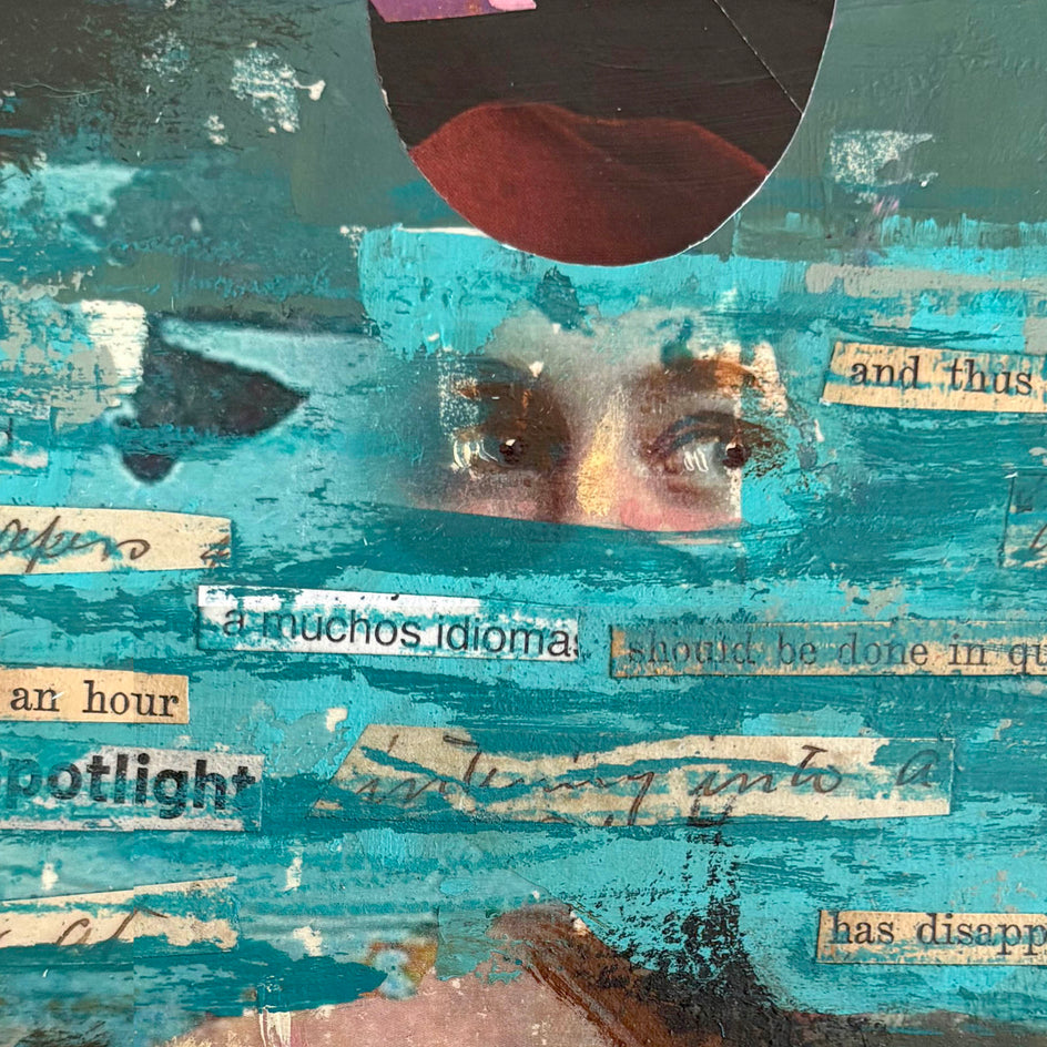 Lost in Thought by Darlene McElroy |  Closeup View of Artwork 