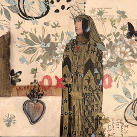 mixed media artwork by Darlene McElroy titled Maybe No
