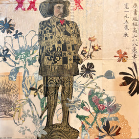 Original art for sale at UGallery.com | Maybe Yes by Darlene McElroy | $625 | mixed media artwork | 12' h x 12' w