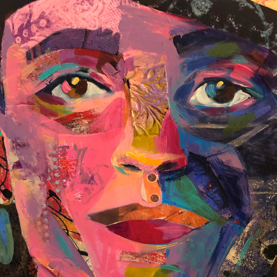 Moment of Calm by Darlene McElroy |  Closeup View of Artwork 