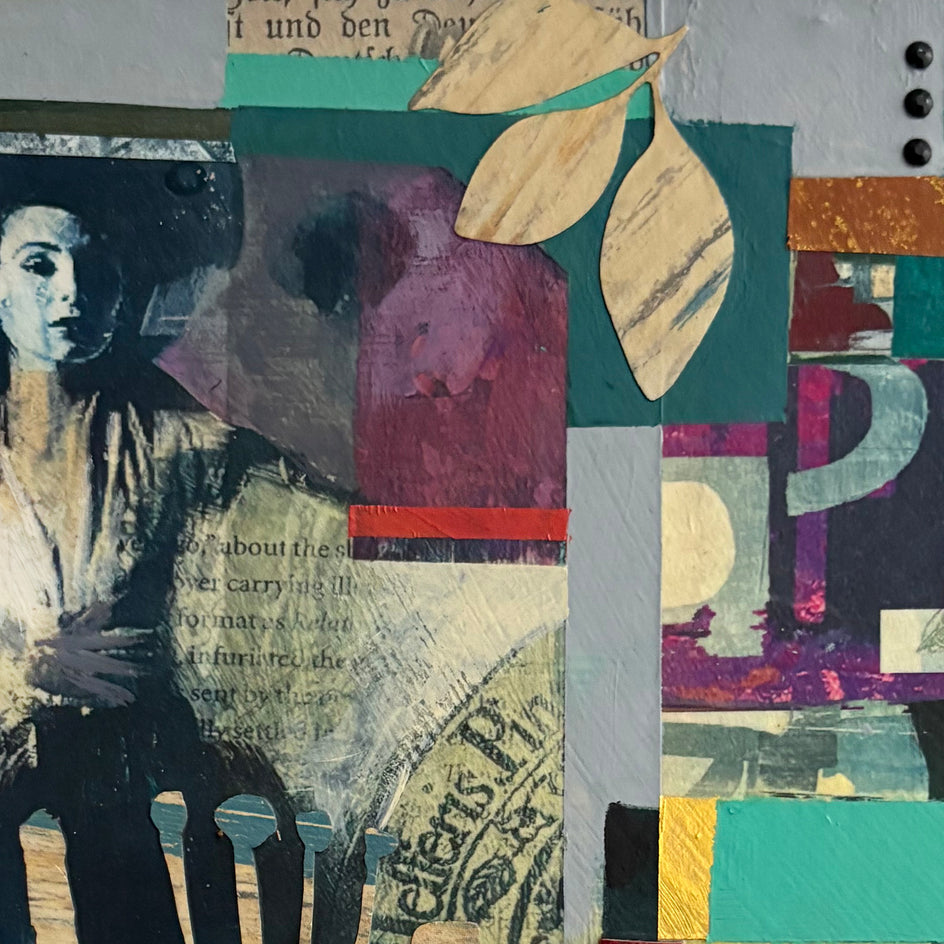 Puzzled by Darlene McElroy |  Closeup View of Artwork 