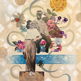 Original art for sale at UGallery.com | Romance in the 40's by Darlene McElroy | $625 | mixed media artwork | 12' h x 12' w | thumbnail 1