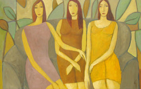 Original art for sale at UGallery.com | Davenport by Glenn Quist | $2,400 | acrylic painting | 30' h x 48' w