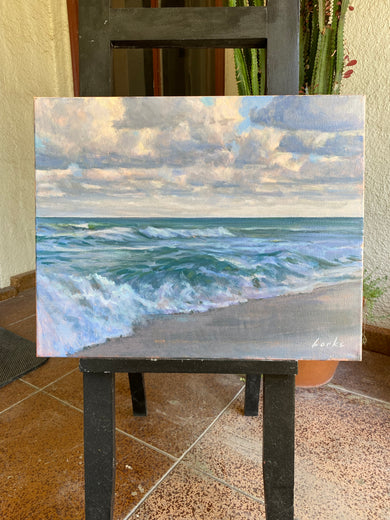 Playa en Mexico by David Forks |  Context View of Artwork 