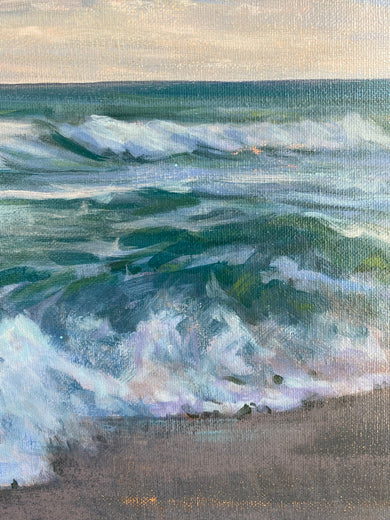 Playa en Mexico by David Forks |   Closeup View of Artwork 