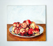 Original art for sale at UGallery.com | Apples by David Kihlberg | $1,925 | oil painting | 21.2' h x 23.2' w | thumbnail 3
