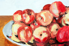 Original art for sale at UGallery.com | Apples by David Kihlberg | $1,925 | oil painting | 21.2' h x 23.2' w | thumbnail 4