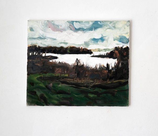 Autumn over the Lake by David Kihlberg |  Context View of Artwork 