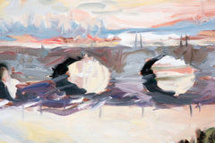 Original art for sale at UGallery.com | Bridge over Calm Water by David Kihlberg | $2,075 | oil painting | 20.5' h x 25' w | thumbnail 4