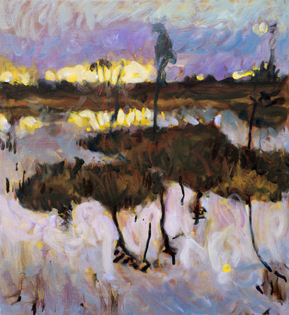 Dusk by the Lake by David Kihlberg | Artwork Main Image