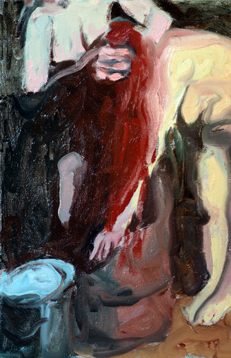 In the Sauna by David Kihlberg |   Closeup View of Artwork 