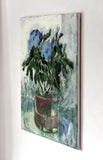Original art for sale at UGallery.com | Mom’s Flowers on the Table by David Kihlberg | $2,050 | oil painting | 25' h x 20' w | thumbnail 2