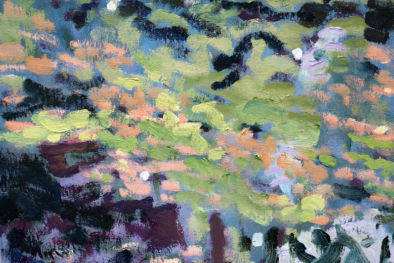The Water Surface Turns into Forest by David Kihlberg |   Closeup View of Artwork 