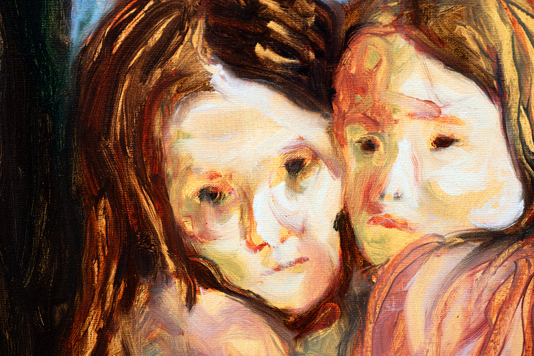 Together II by David Kihlberg |   Closeup View of Artwork 