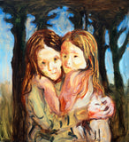 Original art for sale at UGallery.com | Together II by David Kihlberg | $2,125 | oil painting | 23.2' h x 21.2' w | thumbnail 1