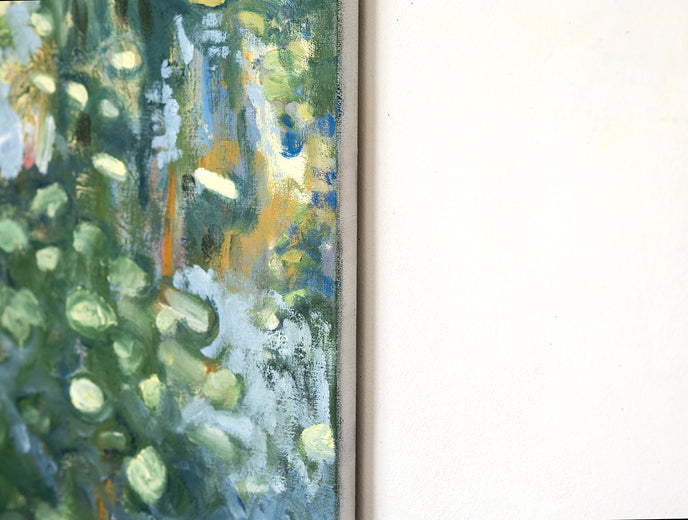 Water, Plants and Sunlight by David Kihlberg |  Side View of Artwork 