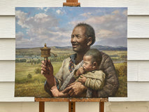 Original art for sale at UGallery.com | Breeze by David Qiyi Liu | $6,175 | oil painting | 24' h x 30' w | thumbnail 3