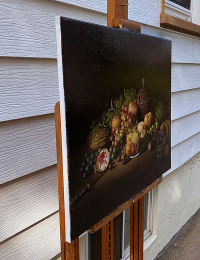 Harvest by David Qiyi Liu |  Side View of Artwork 