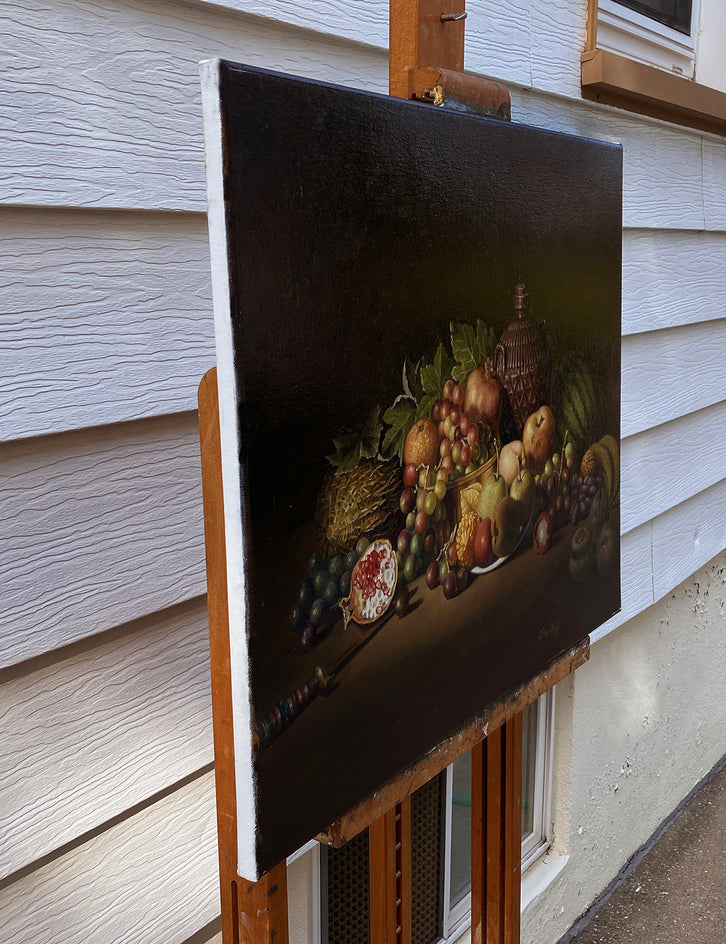 Harvest by David Qiyi Liu |  Side View of Artwork 