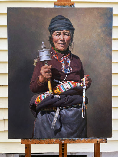 Pray by David Qiyi Liu |  Context View of Artwork 