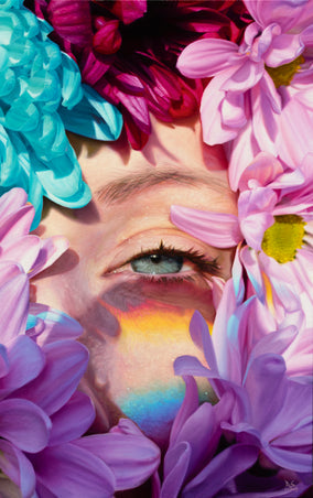 Original art for sale at UGallery.com | Your Eye Is a Diamond (ii) by David Shepherd | $4,725 | oil painting | 28' h x 18' w