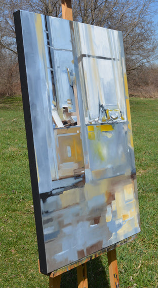 Back Window by David Thelen |  Side View of Artwork 