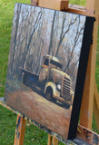 Original art for sale at UGallery.com | By the Wayside by David Thelen | $800 | oil painting | 16' h x 16' w | thumbnail 2