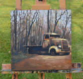 Original art for sale at UGallery.com | By the Wayside by David Thelen | $800 | oil painting | 16' h x 16' w | thumbnail 3