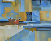 Original art for sale at UGallery.com | Chromatic by David Thelen | $2,300 | oil painting | 36' h x 36' w | thumbnail 4