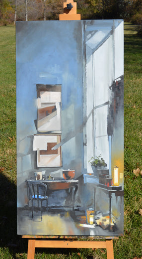 Corner Desk by David Thelen |  Context View of Artwork 