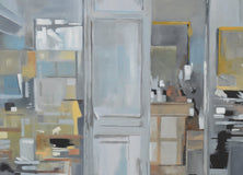 Original art for sale at UGallery.com | Grounded by David Thelen | $3,100 | oil painting | 48' h x 36' w | thumbnail 4