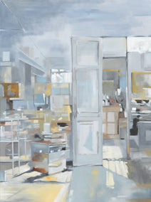 oil painting by David Thelen titled Grounded