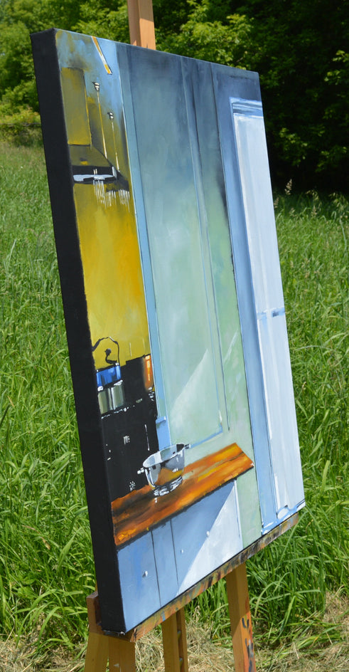 In Plain Sight by David Thelen |  Side View of Artwork 