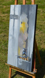 Original art for sale at UGallery.com | Introspective by David Thelen | $1,400 | oil painting | 36' h x 18' w | thumbnail 2